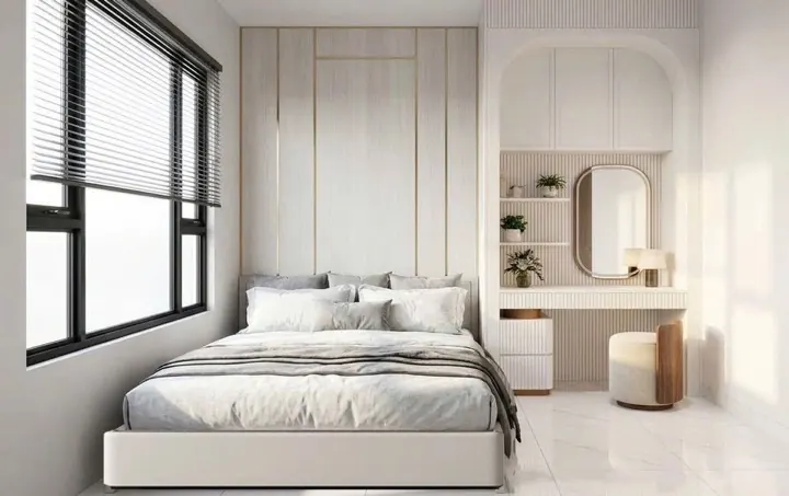 Tủ áo 3 cánh mở chia ngăn đồ gấp cho phòng ngủ phụ DN-TA-28 xưởng Đức Ngọc