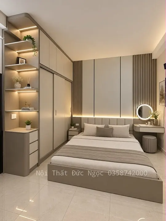 Giường ngủ khung sắt sơn tĩnh điện kết hợp nan gỗ công nghiệp DN-GN-18 xưởng Đức Ngọc