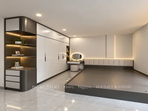 Giường phản bệt phong cách Nhật Bản Tatami tối giản DN-GN-04 xưởng Đức Ngọc